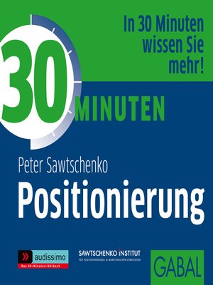 cover image of 30 Minuten Positionierung